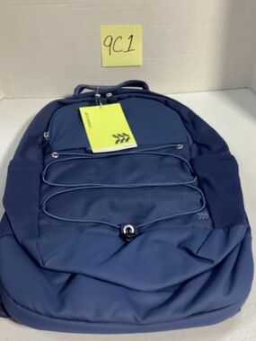 all in motion Navy Blue Men's Backpack with Front Bungee